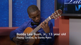13 year old Bobby Lee Bush Jr. performs live on MDC's Our Talent, April, 25th 2014